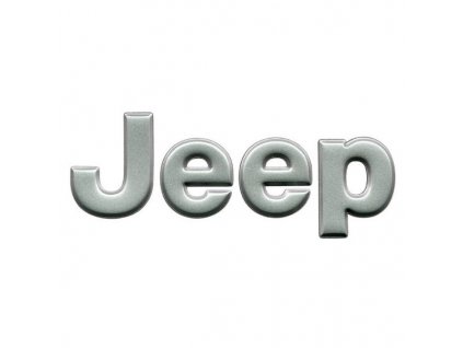 Litere argintie JEEP pe capotă