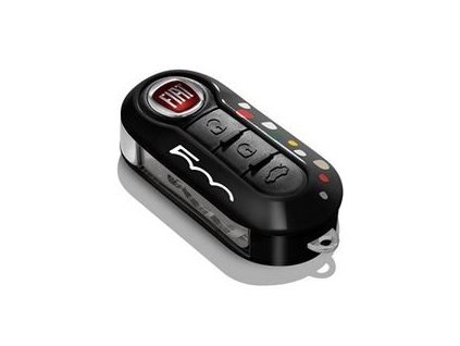 Fiat 500 / 500L Capac cheie negru cu logo