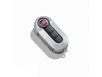 Fiat Carcasa para llave plateada