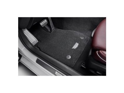 Cadillac CT4 Textilteppich Schwarz Premium (mit Cadillac Logo)