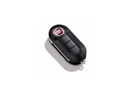 Fiat Coque de clé noir piano