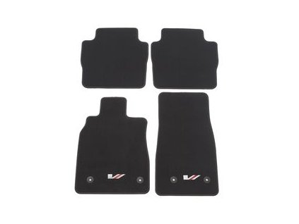 Cadillac CT5 Textil szőnyegek V" logóval - fekete (1. és 2. széria)"