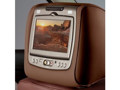 Cadillac Escalade / Escalade ESV Sistema di infotainment per sedili posteriori con lettore DVD in pelle - marrone