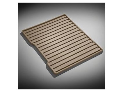 Cadillac Escalade / Escalade ESV Floor Mat for Models with Second Row Captain's Seats - Dune
