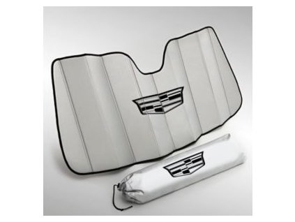 Cadillac Escalade / Escalade ESV Przednia osłona przeciwsłoneczna - srebrna z logo Cadillac