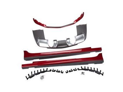 Kit de efectos de suelo Cadillac ATS - rojo