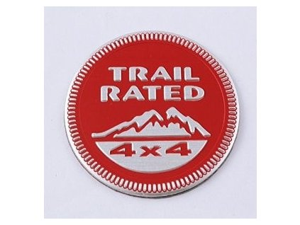 Embléma TRAILRATED 4x4 piros KL