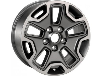 Jeep Wrangler JK Wheel 17´ Rubicon in Polished & Mineral Grey