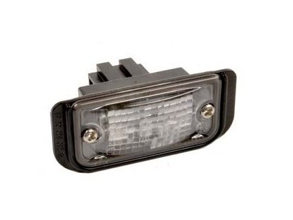 Iluminarea plăcuței de înmatriculare