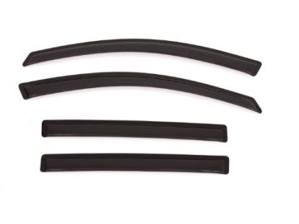 Buick Enclave 2nd gen FRONT AND REAR SIDE WINDOW DEFLECTORS BY LUND® IN SMOKE BLACK