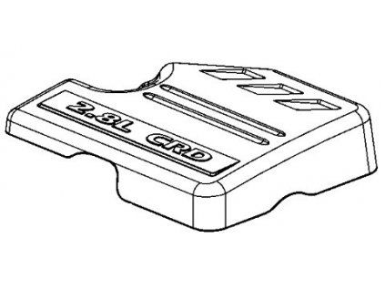 Cache moteur 2.8L CRD
