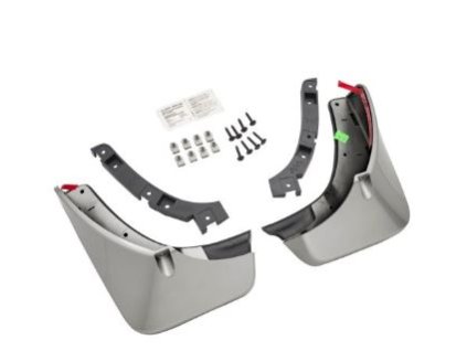 Buick Enclave 2nd gen dirt protection rear wheels satin nickel