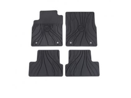 Buick Verano 2a generazione TAPPETINI ANTERIORI E POSTERIORI ALL-WEATHER IN NERO CON LOGO BUICK