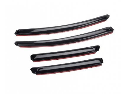 Buick Verano 2nd gen FRONT AND REAR DOOR SIDE WINDOW DEFLECTORS IN SMOKE BLACK BY LUND®