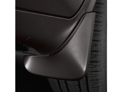 Buick Enclave 1st gen FRONT CURVED WATER SPLASH GUARDS IN IRIDIUM METALLIC