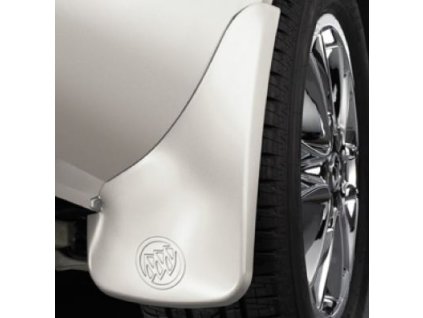 Buick Enclave 1st gen REAR MOLDED SPLASH GUARDS IN WHITE OPAL COLOR