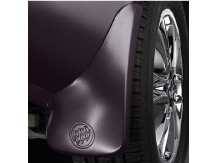 Buick Enclave 1st gen REAR CURVED WATER SPLASH GUARDS IN MIDNIGHT AMETHYST METALLIC