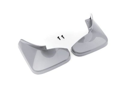 Buick Enclave 1st gen FRONT MOLDED SPLASH GUARDS IN QUICKSILVER METALLIC