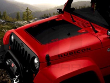 Jeep Autocolant JK Wrangler Black Hood