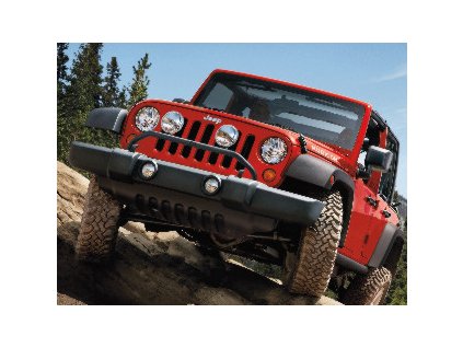 Jeep JK Wrangler rampa 3 světel na nárazník