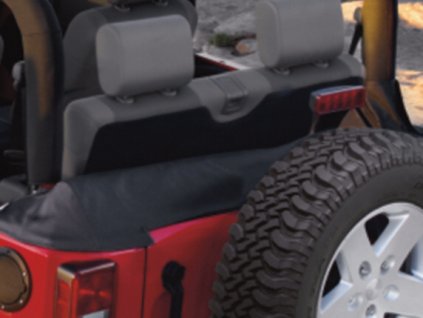 Jeep JK Wrangler 2 ajtós, puha tetejű csomagtartó - fekete (07-10)