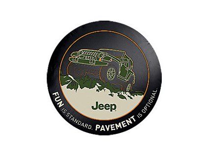 Jeep Wrangler housse de roue de secours FUN PAVEMENT 17´-18´