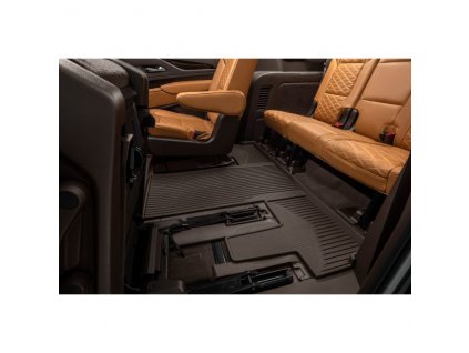 Cadillac Escalade ESV Padlószőnyeg Premium All-Weather kapitány - fekete (3. sor)