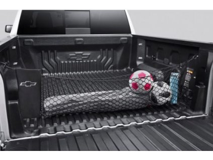 Chevrolet Tahoe 5.gen, Silverado 1500 4.gen Svislá síťka na náklad s úložným vakem s logem Chevrolet Bowtie