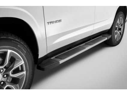 Chevrolet Tahoe 5th gen Rectangular auxiliary steps in Chrome color