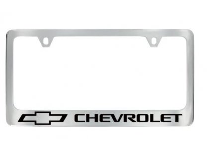 Chevrolet Rámeček na registrační značku Baron & Baron® v chromovém provedení s černým logem Bowtie a nápisem Chevrolet