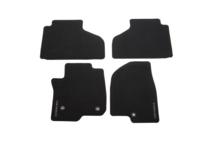 Chevrolet 5.gen Tahoe Kobercové rohože pro první a druhou řadu sedadel v černé barvě Jet Black s nápisem Chevrolet pro modely High Country