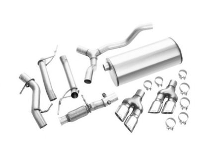 Chevrolet Tahoe 5.gen Ulepszony układ wydechowy Cat-Back o pojemności 5,3 l z podwójnym wylotem