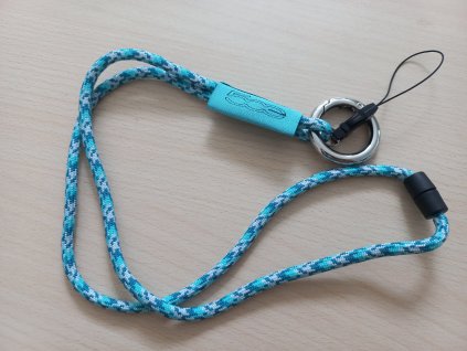 Fiat Schlüsselanhänger hellblau