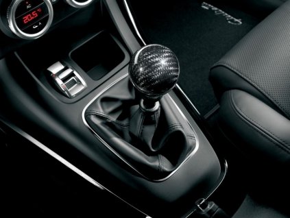 Alfa Romeo Giulietta Schalthebelkopfset + Hülse, Carbon