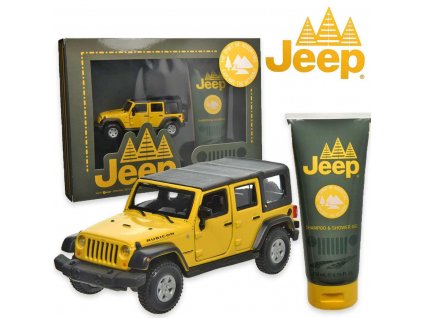 Jeep sprchový gél 250 ml s modelom Jeep Rubicon - darčeková sada