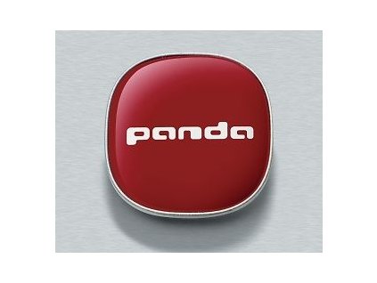 Fiat Panda 319 Wheel center caps with colored emblem