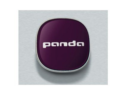 Fiat Panda 319 Wheel center caps with colored emblem