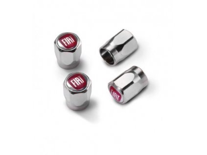 Fiat Tire valve caps with logo