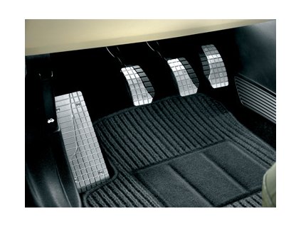 Fiat Sportpedale und Sportfußstütze, Aluminium