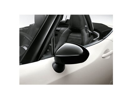 Abarth/Fiat 124 Spider Mirror caps black