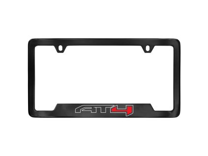 GMC Cornice targa Acadia nera con logo AT4 di Baron & Baron