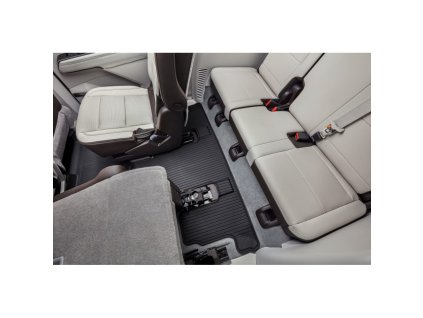 GMC Acadia One-Piece Premium All-Weather Third-Row Floor Mat in Jet Black (for models with second-row captain's chairs)
