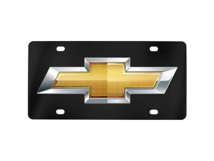 Chevrolet Predný štítok Bowtie Chevrolet v zlatej farbe od spoločnosti Baron