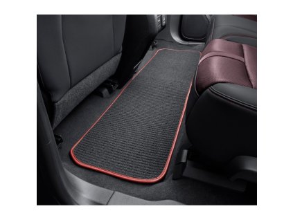 Chevrolet Blazer Einteilige Premium-Teppichmatte für die zweite Sitzreihe in Schwarz mit rotem Rand