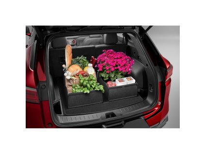 Dywanowa mata do butów Chevrolet Blazer Premium w kolorze kruczoczarnym ze zintegrowanym koszem