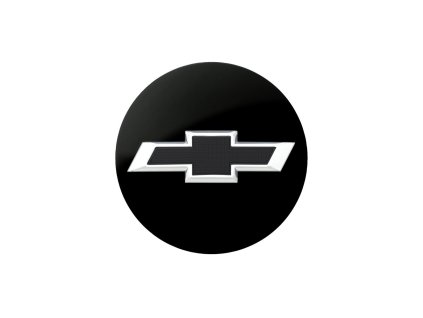 Chevrolet Blazer Center Cap în negru cu sigla papion argintiu