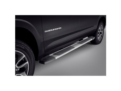 Chevrolet Suburban 12.gen 6palcové obdélníkové asistenční schůdky pro kabinu posádky v chromu