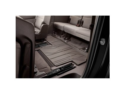 Chevrolet Suburban 12.gen Interlocking Premium All-Weather Floor Liner pro třetí řadu sedadel v barvě Very Dark Atmosphere (pro modely s lavicí ve druhé řadě sedadel)