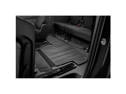 Chevrolet Suburban 12.gen Interlocking Premium All-Weather Floor Liner pro třetí řadu sedadel v černé barvě Jet Black (pro modely s lavicí ve druhé řadě sedadel)