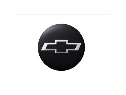 Cache-moyeu Chevrolet noir avec logo Bowtie noir